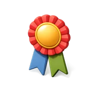 Red Ribbon 3D icon
