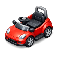 Ride-On Car 3D icon