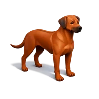 Ridgeback Dog 3D icon