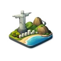 Rio de Janeiro 3D icon