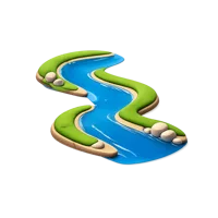 Blue River 3D icon