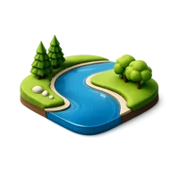 River Bend 3D icon