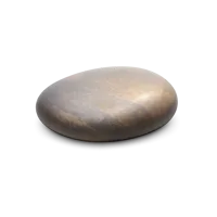 Brown River Pebble 3D icon