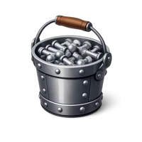 Rivet Bucket 3D icon