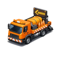 Road Maintenance Truck 3D icon