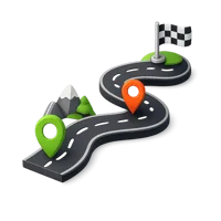 Roadmap 3D icon