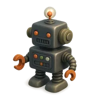 Robbie the Robot 3D icon