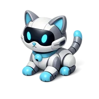 Robot Cat Toy 3D icon
