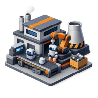 Robot Factory 3D icon