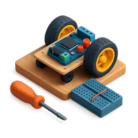 Robotics Kit 3D icon