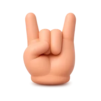 Rock Hand Sign 3D icon