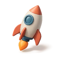 Red Rocket 3D icon