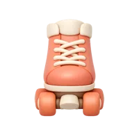 Roller Skate 3D icon