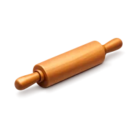 Orange Rolling Pin 3D icon