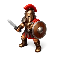 Roman Gladiator 3D icon