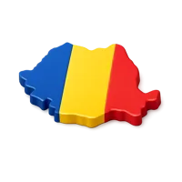 Yellow Romania 3D icon