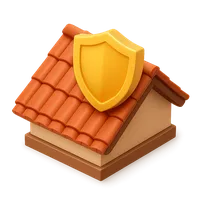 Roof Security 3D icon