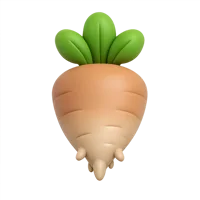 Root Vegetable 3D icon
