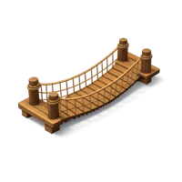Rope Bridge 3D icon