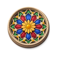 Rose Window 3D icon