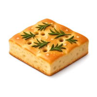 Rosemary Focaccia 3D icon