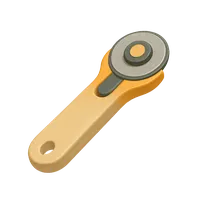 Rotary Cutter for Fabric 3D icon