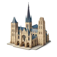 Rouen Cathedral 3D icon