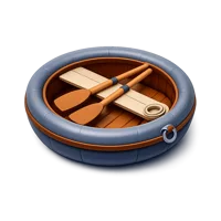 Round Boat 3D icon