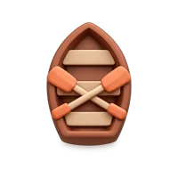 Rowing Boat 3D icon