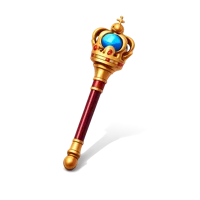 Royal Scepter 3D icon