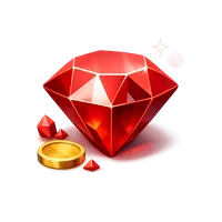Ruby Gemstone 3D icon