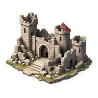 Ruined Castle 3D icon