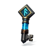 Blue Rune Key 3D icon