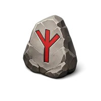 Red Rune Stone 3D icon