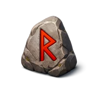 Brown Rune Stone 3D icon