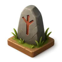 Rune Stone 3D icon