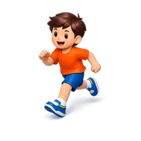 Running Kid 3D icon