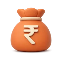Rupee Money Bag 3D icon