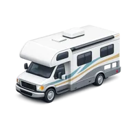Blue RV 3D icon