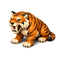 Saber-Toothed Tiger 3D icon