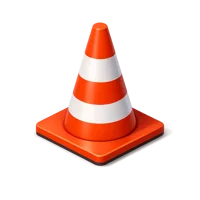 Safety Cone 3D icon
