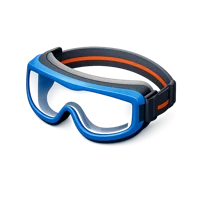 Orange Safety Goggles 3D icon