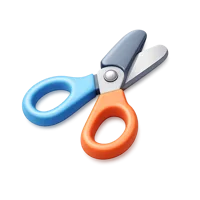 Safety Scissors 3D icon