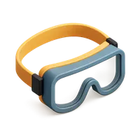 Safety Goggles 3D icon