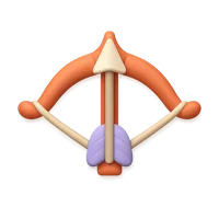 Sagittarius 3D icon