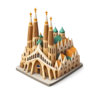 Amber Sagrada Familia 3D icon