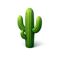 Saguaro Cactus 3D icon