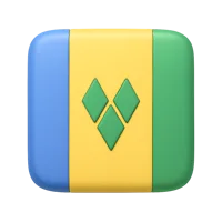 Saint Vincent 3D icon