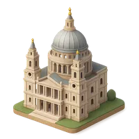 Saint Paul's Cathedral 3D icon