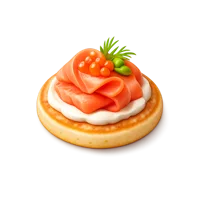 Salmon Blini 3D icon